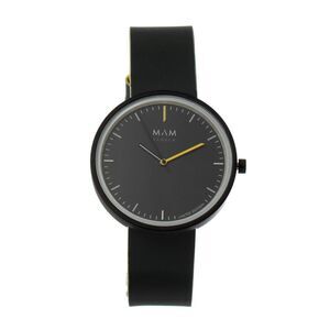 MAM Gray Leather Dress  Watch